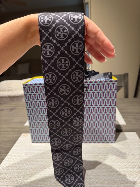 Tory Burch Silk Ribbon Tie - Picture 4 of 4